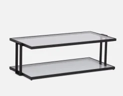AGLAYA 3-Tier tempered Glass Shelves 84cm