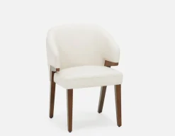 AKSEL leather dining chair