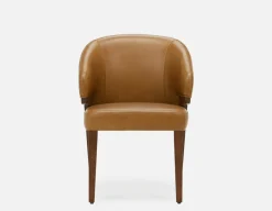 AKSEL leather dining chair