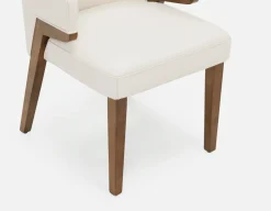 AKSEL leather dining chair