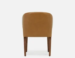 AKSEL leather dining chair
