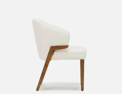 AKSEL leather dining chair