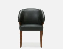 AKSEL leather dining chair