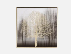 ALBERO framed hand embellished giclée 83 cm x 83 cm