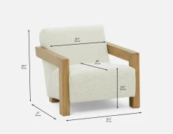 ALCOBA accent chair