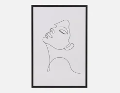 ALISHA framed wall art 63x93cm