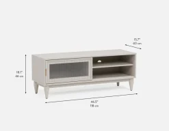 ALLESSIO modern contemporary media unit 120 cm