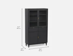 ALLESSIO modern contemporary sideboard hutch