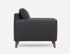 AMARI 100% leather classic club chair