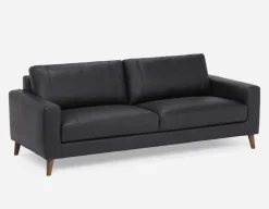 AMARI 100% leather classic ottoman