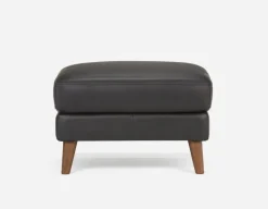 AMARI 100% leather classic ottoman