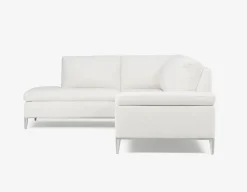 ANDREW left-facing sectional sofa in performance fabric