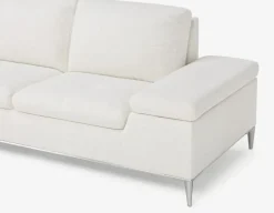 ANDREW left-facing sectional sofa in performance fabric