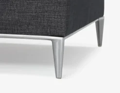 ANDREW left-facing sectional sofa in performance fabric