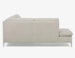 ANDREW left-facing sectional sofa in performance fabric