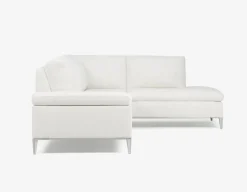 ANDREW right-facing sectional sofa in performance fabric