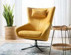 ANITA modern contemporary swivel armchair
