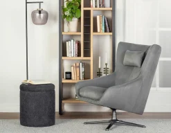 ANITA modern contemporary swivel armchair