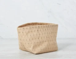 ANTONIO straw basket 28 cm x 25 cm
