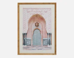 ARCADE OF HASSAN framed wall art 80 cm x 120 cm
