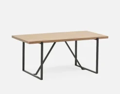 ARDA faux conrete top 220 cm dining table