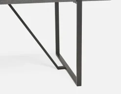 ARDA faux conrete top 220 cm dining table