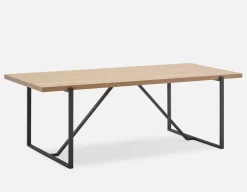 ARDA faux conrete top 220 cm dining table