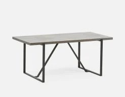 ARDA faux conrete top 220 cm dining table