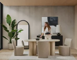 ARVARA modern scandinavian dining table 180 cm
