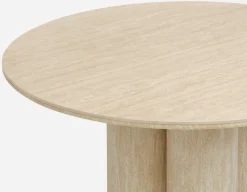 ARVARA modern scandinavian round dining table 135 cm