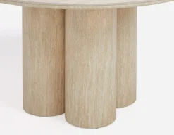 ARVARA modern scandinavian round dining table 135 cm