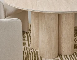 ARVARA modern scandinavian round dining table 135 cm