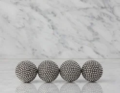 AYLA set of 4 decorative balls 7 cm