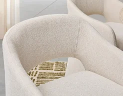AZROU modern minimalist dining armchair
