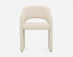 AZROU modern minimalist dining armchair