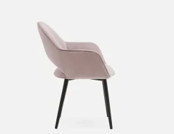 BAILEY contemporary velvet dining armchair