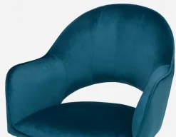 BAILEY contemporary velvet dining armchair