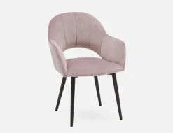 BAILEY contemporary velvet dining armchair