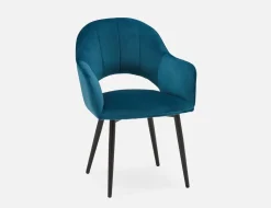 BAILEY contemporary velvet dining armchair