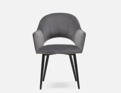 BAILEY contemporary velvet dining armchair