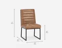 BARI synthetic leather dining chair