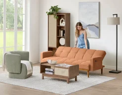BEATRIX tufted sofa-bed