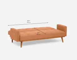 BEATRIX tufted sofa-bed