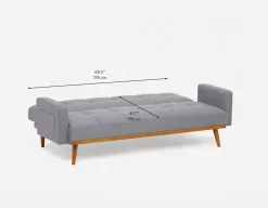 BEATRIX tufted sofa-bed