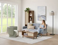 BEATRIX tufted sofa-bed