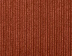 BECKETT armchair with corduroy and rattan accents