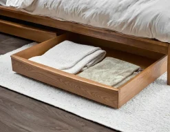 BENA bed storage drawer set of 2 with casters