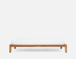 BENA mid-century modern double size bed frame