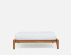 BENA mid-century modern double size bed frame