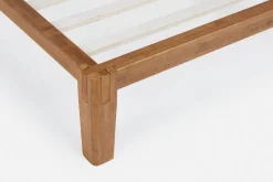 BENA mid-century modern double size bed frame